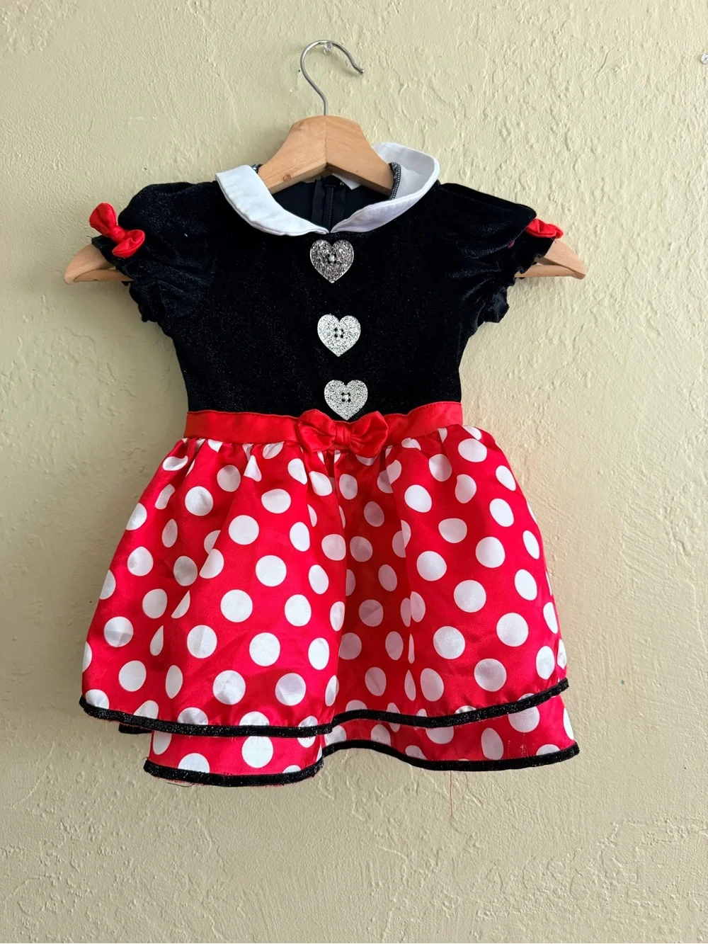 Disney Red, White & Black Polka Dot Dress Costume